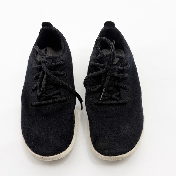 allbirds Shoes - Allbirds Women Wool Runners Black White Sole Sneakers WR1W9 Size 9